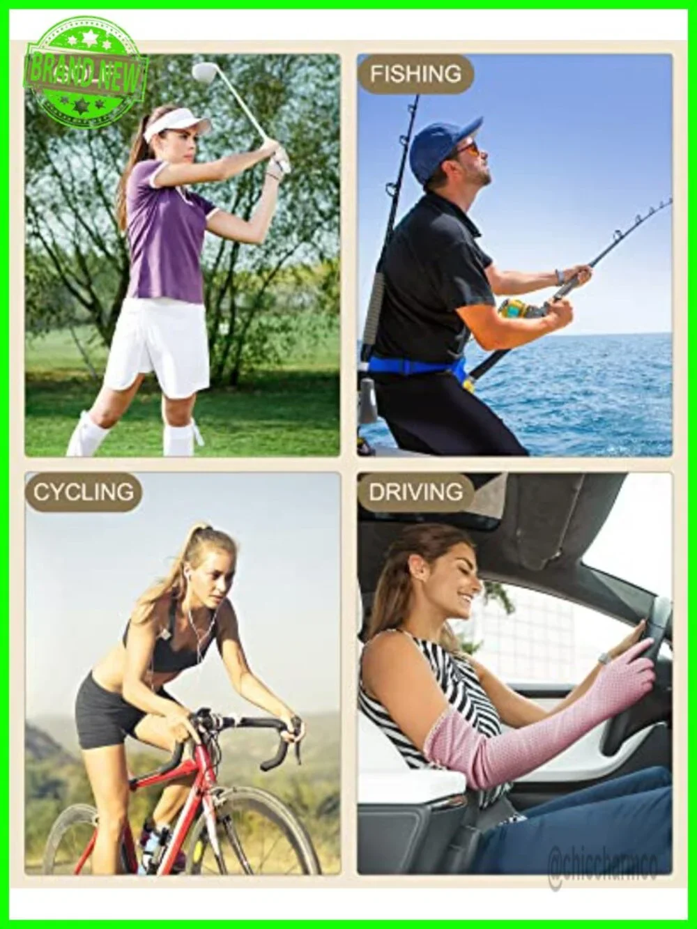 3 Pairs Women UV Sun Protection Driving Gloves Touchscreen